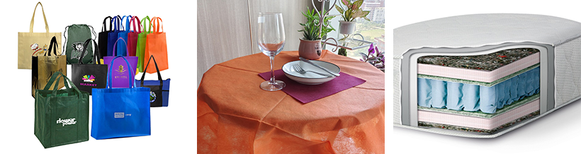 Vliesstoff für Taschenherstellung - Vliesstoff für Heimtextilien - Vliesstoff für Möbel